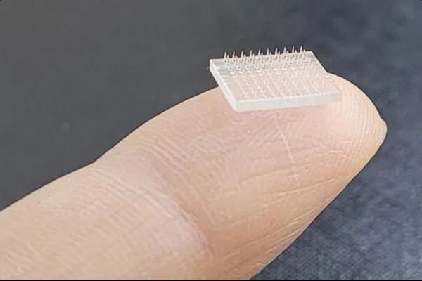 Imunizante, ainda em fase de pesquisa, foi fabricado a partir da impressão 3D. ((Foto - University of North Carolina at Chapel Hill / Divulgação)