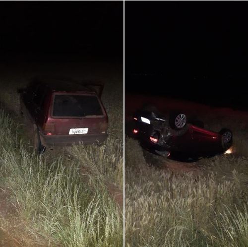 Envolveram -se no acidente um Fiat Uno e um HB20. (Foto: MB noticias)