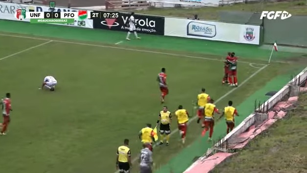 Leão da Colina derrotou o Passo Fundo pelo placar de 2 a 1, na tarde do sábado (2/10) (Foto: Reprodução/FGF TV)