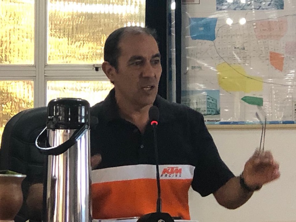 Egmar de Lima Ávila presidiu a Câmara de Vereadores de Coronel Bicaco em 2020 (Foto: Diones Roberto Becker)