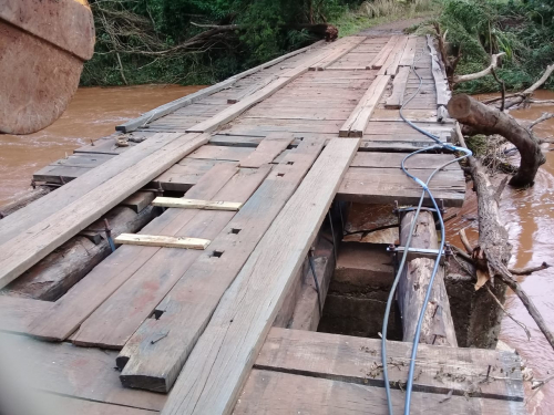 Ponte faz ligação entre Crisssiumal e Tiradentes do Sul (Foto: Gelson Amauri Reckziegel para o Guia Crissiumal / Prefeitura de Crissiumal)