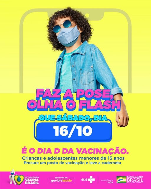 Vacinação é destinada a menores de 15 anos