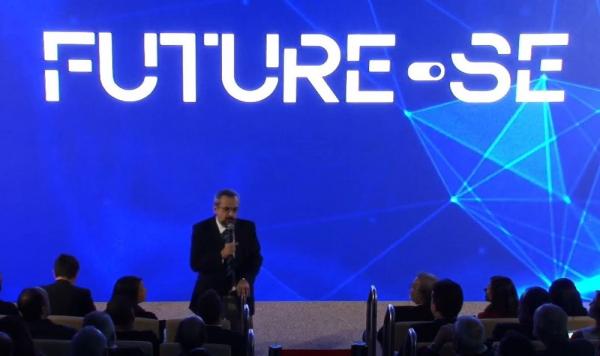 Ministro da Educação, Abraham Weintraub, apresenta o programa 'Future-se'. — Foto: Reprodução/Facebook/Ministério da Educação - MEC