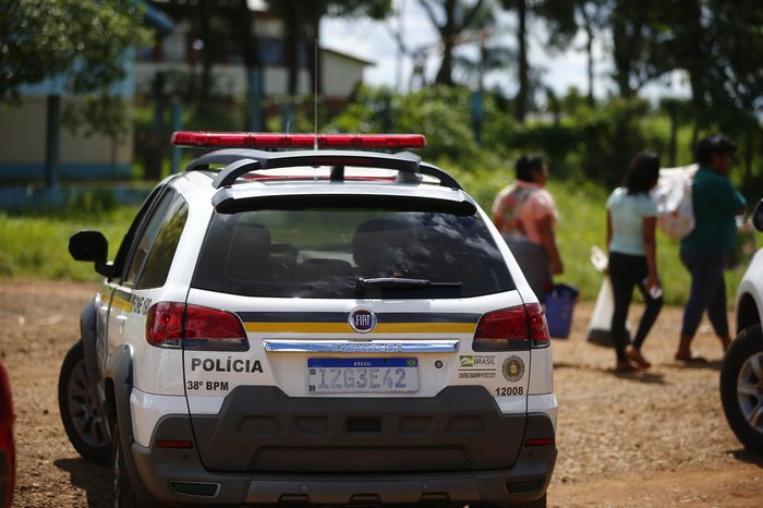 Brigada Militar tem auxiliado na mediação do conflito entre indígenas em aldeias de Ronda Alta (Foto: Félix Zucco/Agência RBS)