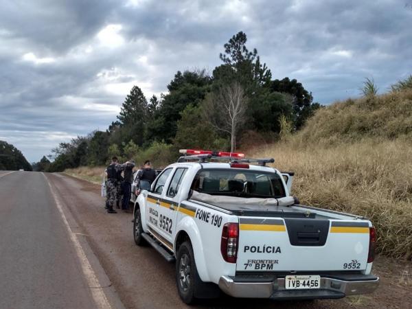Homem é apontado como o autor dos disparos de arma de fogo contra policiais militares em Bom Progresso (Foto: Divulgação/Brigada Militar)