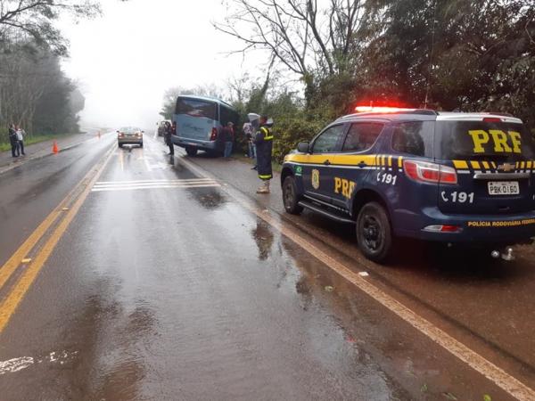 Acidente de trânsito ocorreu por volta das 07h30min desta sexta-feira (19), nas imediações do distrito de Bela Vista (Foto: Divulgação/PRF)