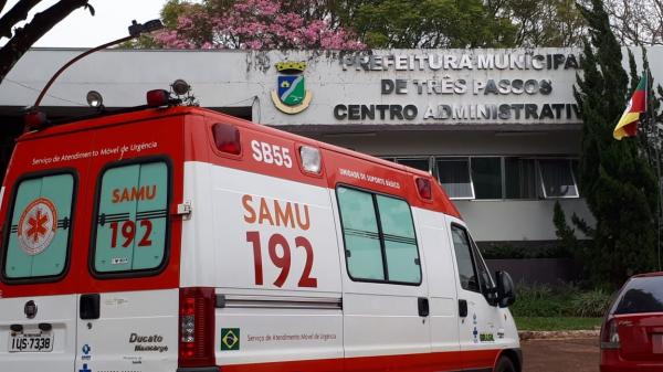 O Samu de Três Passos atendia ainda mais seis municípios (Foto: Três Passos News)