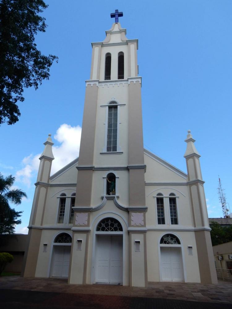 Paróquia São João Batista, em Santo Augusto (Foto: Divulgação)