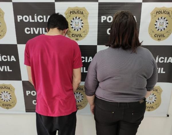 Homem de 29 anos e mulher de 46 anos foram recolhidos ao sistema prisional (Foto: Divulgação/Polícia Civil)