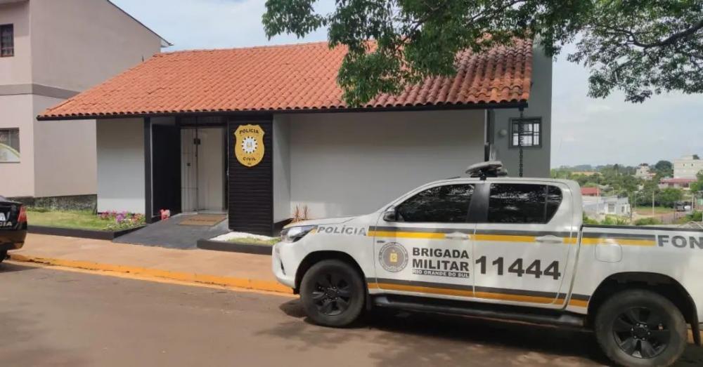 Preso foi encaminhado à Delegacia da Polícia Civil para os procedimentos formais (Foto: Divulgação | BM)