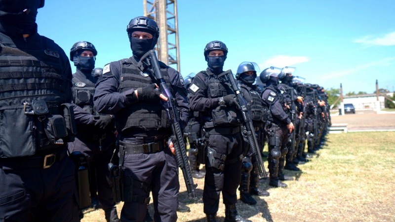 Integração de todos os GIR do Estado em operação na Pasc, em Charqueadas (Foto: Alefer Dias/Ascom SJSPS)