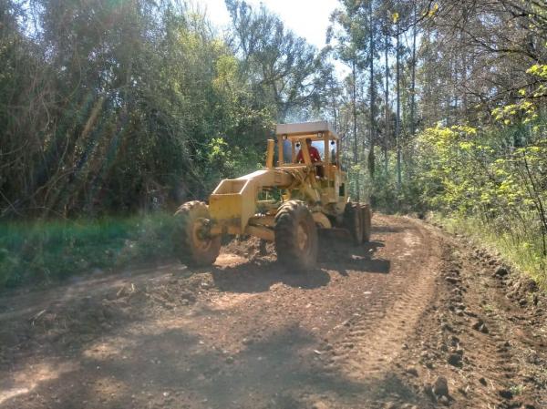 DAER projeta a recuperação de nove quilômetros da estrada (Foto: Divulgação/ASCOM Três Passos)