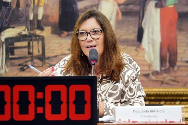 Bia Kicis recomendou a aprovação da proposta - (Foto: Pablo Valadares/Câmara dos Deputados)