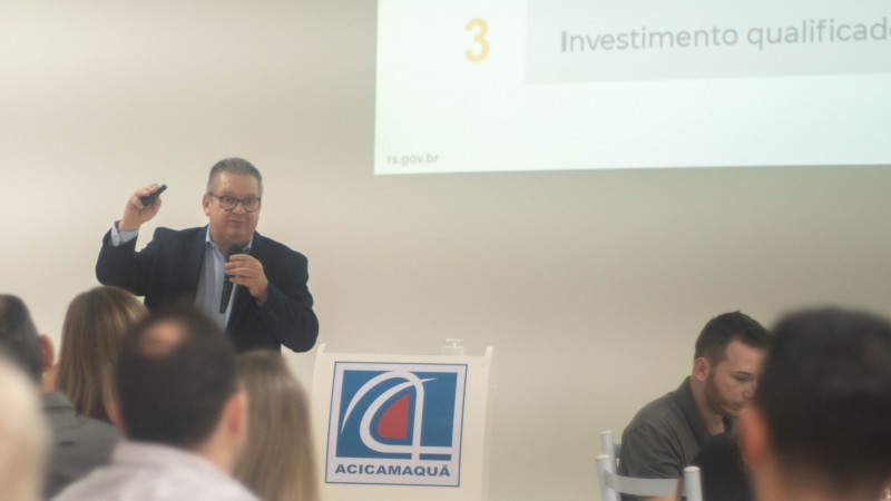 Conforme Ranolfo, com a integração das forças de segurança, inteligência e investimento qualificado houve redução em crimes - Foto: Rafael Vargas / Ascom GVG