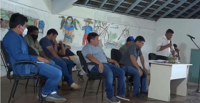 Lançamento das candidaturas ocorreu no KM 10 (Foto: Reprodução/Rádio Planeta FM)