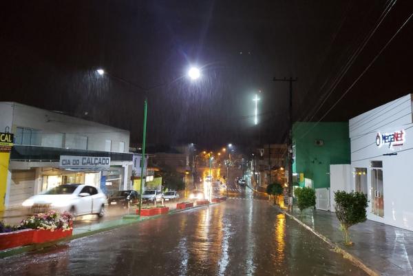 As chuvas devem seguir em Tenente Portela e região até quarta-feira. (Foto: Jalmo Fornari)