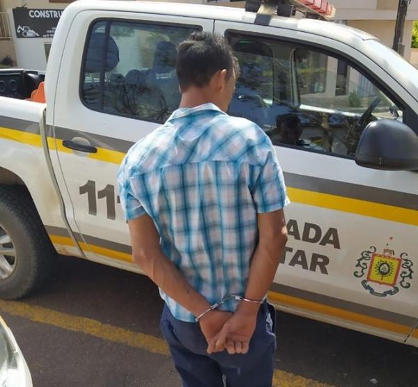 Homem foi encaminhado ao Presídio Estadual de Três Passos (Foto: Divulgação/Brigada Militar)