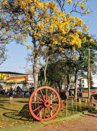 Evento tradicionalista é realizado na Praça do Imigrante (Foto: Jalmo Fornari)