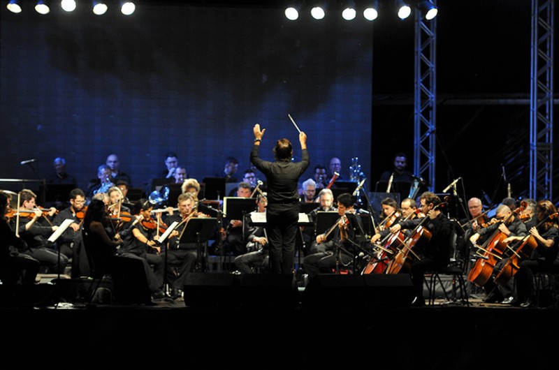 Apresentação da Orquestra Sinfônica do Teatro Nacional Claudio Santoro, em Brasília, em 2018 - Gabriel Jabur/Agência Brasília