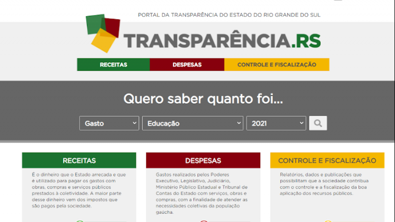 Área da Central de Atendimento ao Cidadão ganhou mais destaque na nova versão do portal - Foto: Reprodução