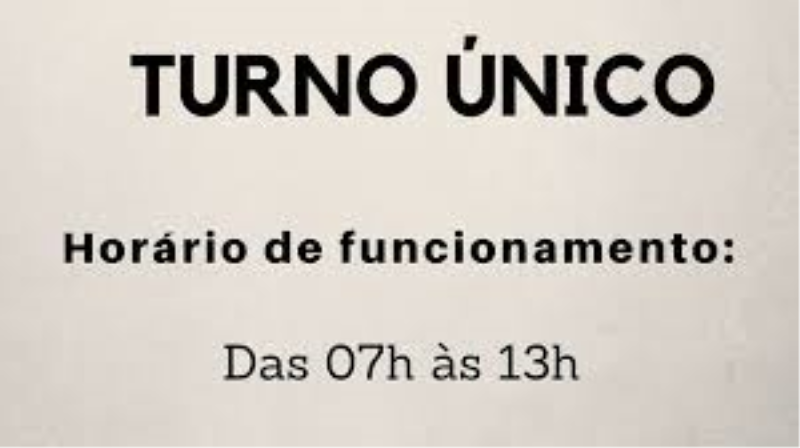 O turno único vai até o final desse ano e pode ser prorrogado até fevereiro (Foto: Reprodução)
