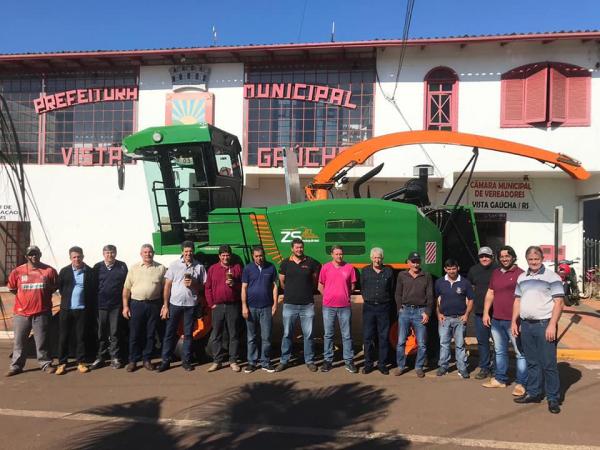 Máquina já está a disposição do município (Foto: Divulgação/ASCOM Vista Gaúcha)