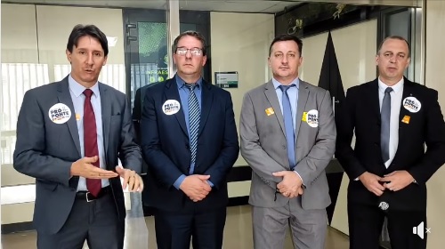 Prefeitos estiveram em Brasília discutindo assunto com o Ministro de Infraestrutura (Foto: Reprodução)