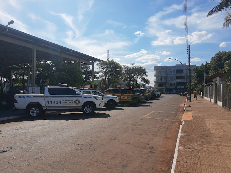 Agentes participaram de reunião operacional em Tenente Portela (Foto: Jonas Martins)