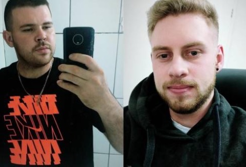 Jovens eram os ocupantes do GM Astra que saiu da pista e colidiu contra árvores às margens da ERS 210 (Fotos: Reprodução | Redes Sociais)