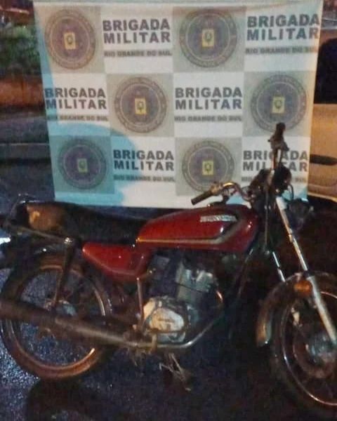 Honda CG foi localizada na ERS 330 (Foto: Divulgação | BM)