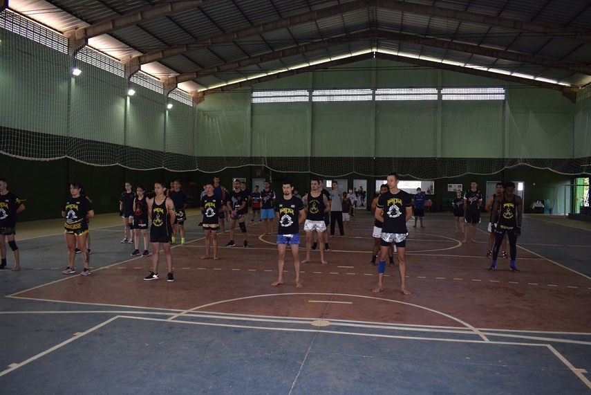 Vários lutadores da região participaram do evento 