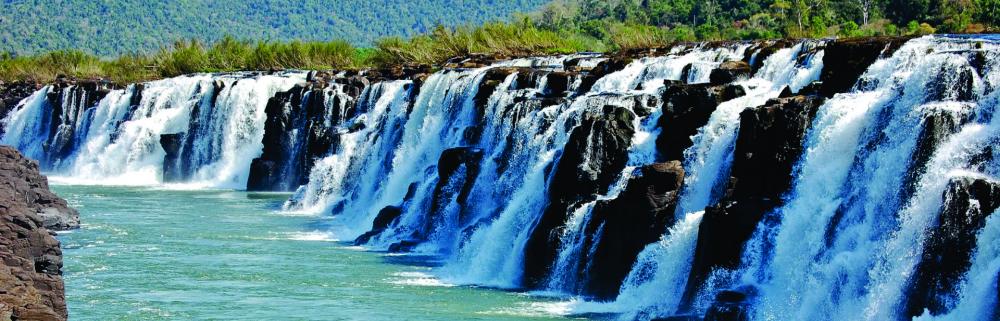 Salto do Yucumã é o principal atrativo do Parque Estadual do Turvo (Foto: Divulgação)
