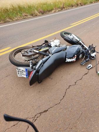 Colisão entre duas motocicletas vitimou Adilson Zucolotto, 47 anos - Foto: Sistema Província de Comunicação
