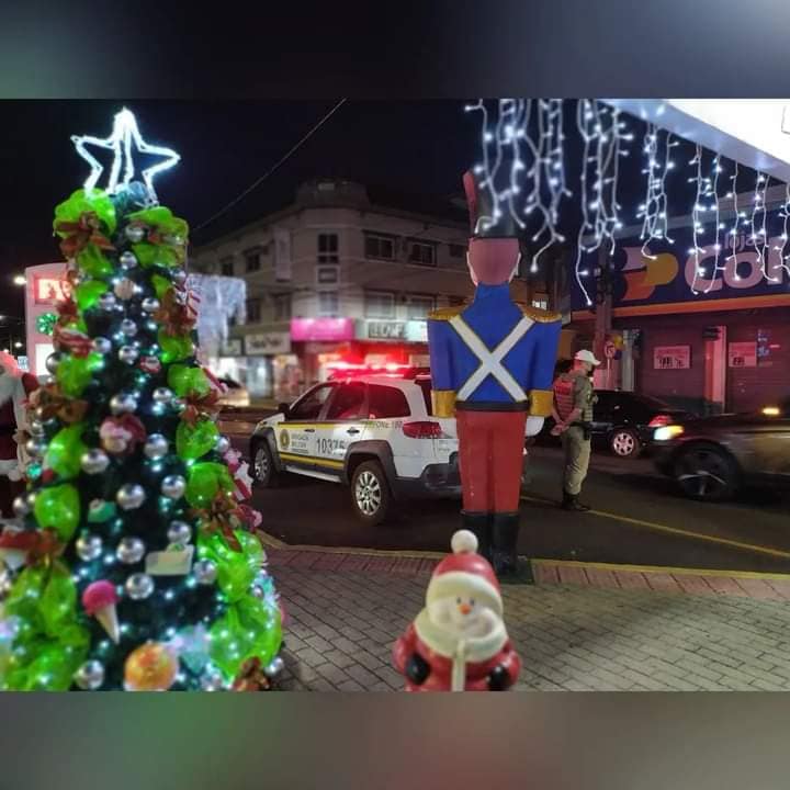 Operação Boas Festas no Município de FREDERICO WESTPHALEN/ Divulgação Brigada Militar 