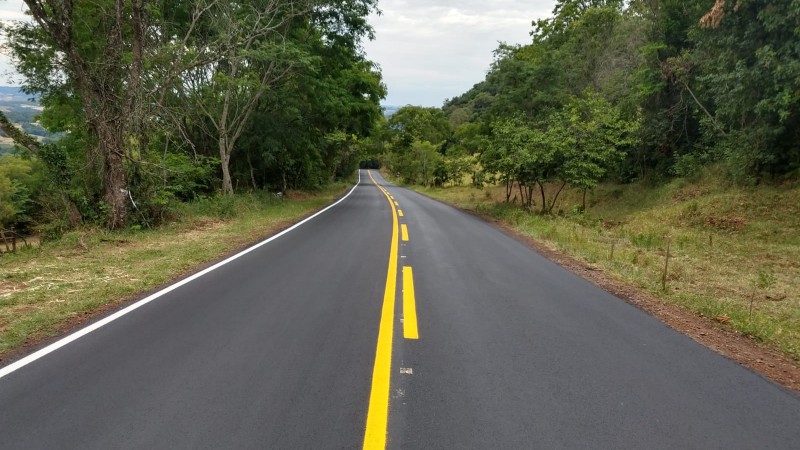 Para executar as melhorias no pavimento e na sinalização do trecho de 13,39 quilômetros, foram destinados mais de R$ 3 milhões (Foto: Divulgação | DAER)