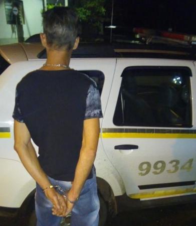 Indivíduo acabou recolhido ao Presídio Estadual de Três Passos (Foto: Divulgação/Brigada Militar)