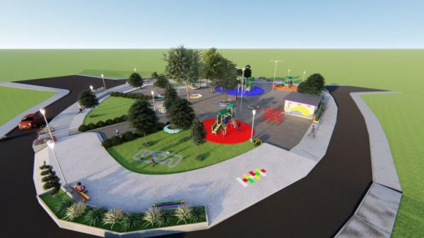 Projeto de revitalização elaborado pelo Setor de Engenharia da Prefeitura Municipal foi apresentado nesta semana (Foto: Divulgação/ASCOM Tenente Portela)