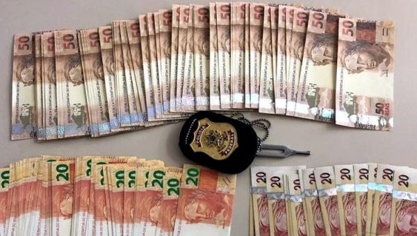 EBCT suspeitou da postagem e monitorou a entrega da encomenda no município de Tenente Portela (Foto: Divulgação/Polícia Federal)