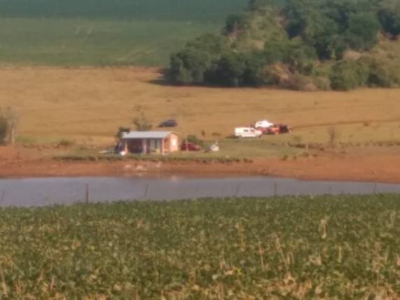 O corpo foi localizado Hoje por volta das 7 horas e 45 minutos (Foto:Divulgação/Grupo WhatsApp/RdFoco)