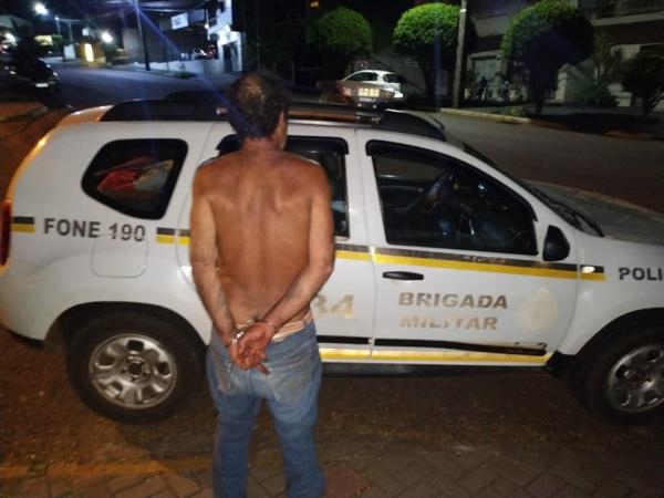 Após os trâmites legais, o procurado da Justiça acabou recolhido ao Presídio Estadual de Três Passos (Foto: Divulgação/Brigada Militar)