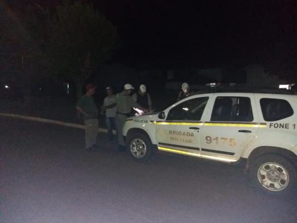 Policiais militares abordaram 179 veículos para verificar a situação documental (Foto: Divulgação/Brigada Militar)