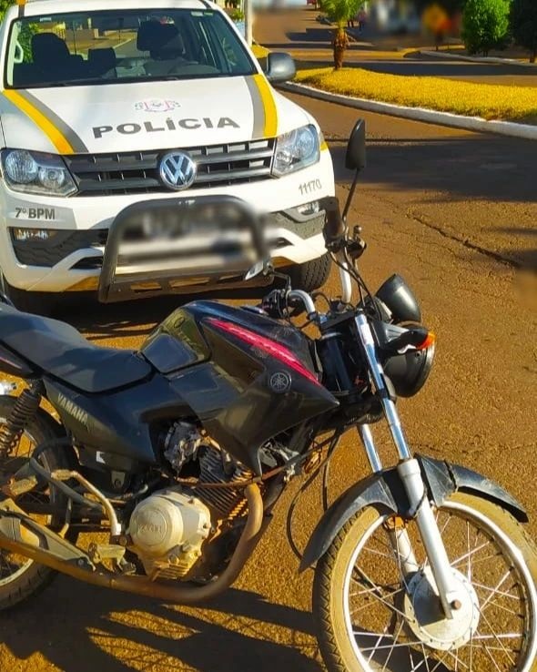 A Apreensão ocorreu durante abordagem (Foto:Divulgação/Brigada Militar)
