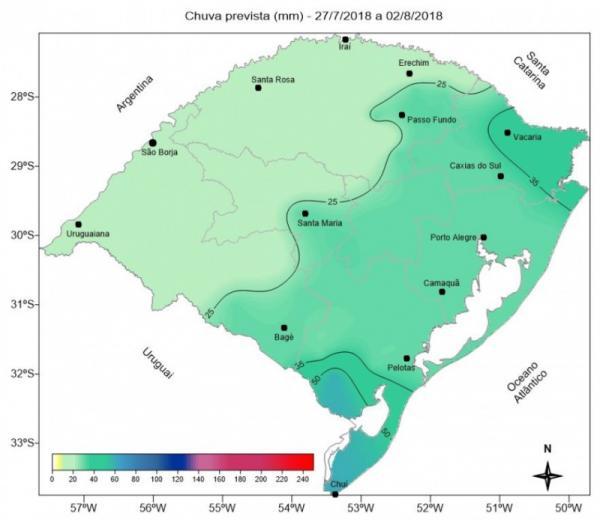 Na próxima semana, algumas regiões gaúchas terão temperaturas próximas de 0º C (Foto: Divulgação/SEAPI)