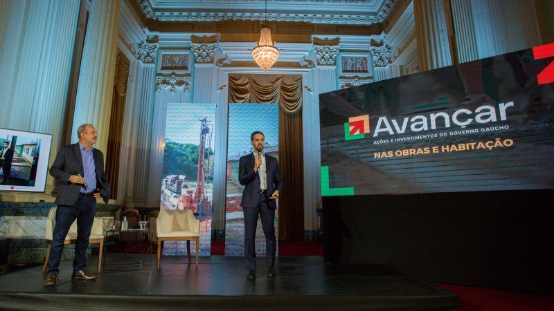O lançamento do Avançar nas Obras e Habitação ocorreu no Palácio Piratini - Foto: Felipe Dalla Valle/Palácio Piratini