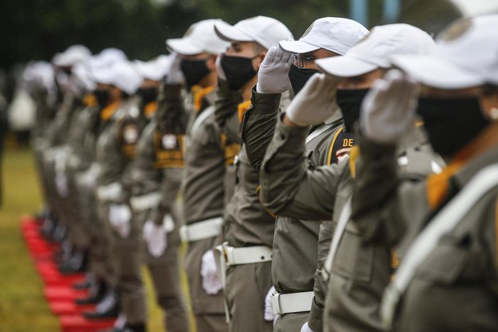 Concurso abriu vagas para quatro mil novos Soldados da Brigada Militar (Foto: André Ávila/Agencia RBS)