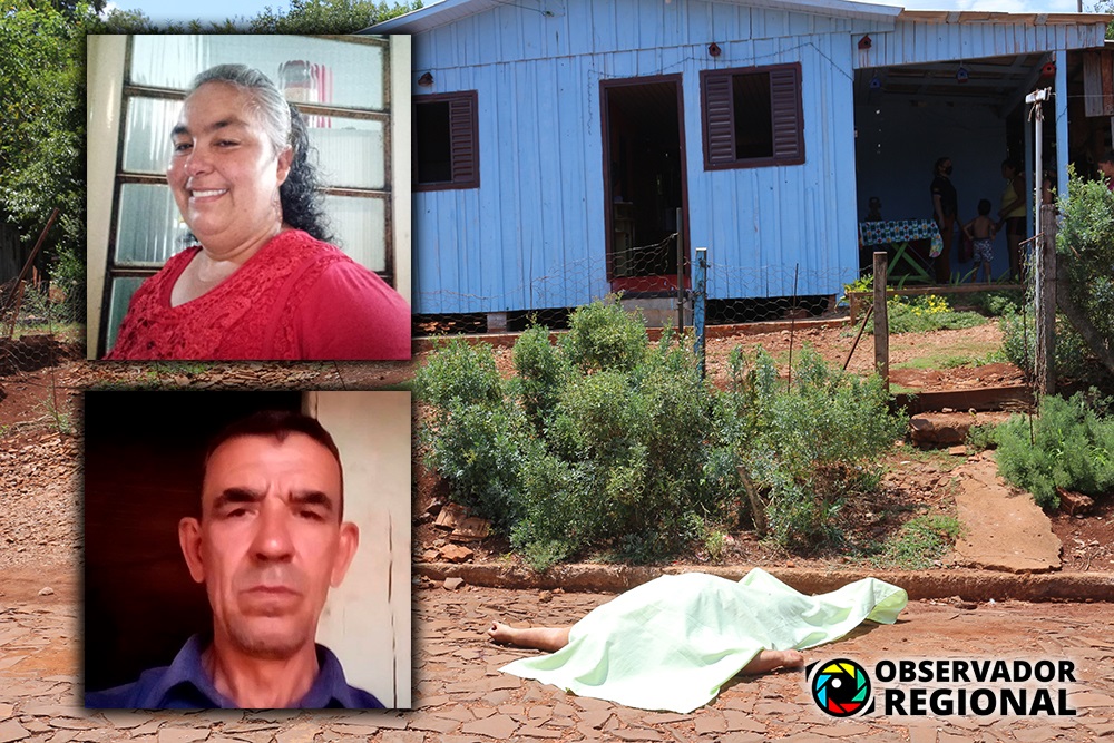 Os corpos foram identificados como Janete Tavares Moraes e Valdir Maia (Foto:Observador Regional)