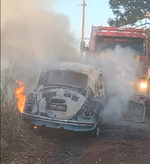 Não se sabe as causas do incêndio (Foto: Gelson de Souza)