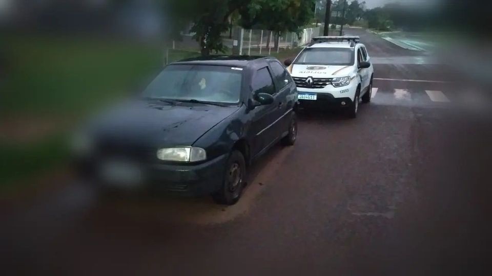 O autor do roubo não foi encontrado (Foto:Divulgação/Brigada Militar)