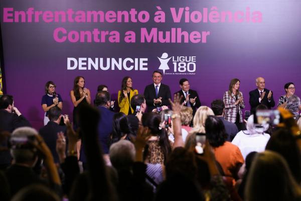  O evento contou com a participação do presidente Jair Bolsonaro - Valter Campanato/Agência Brasil