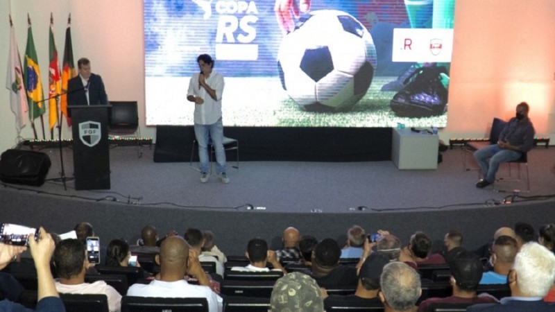 O lançamento do campeonato ocorreu no auditório da Federação Gaúcha de Futebol - Foto: Cristiano Júnior/SEL
